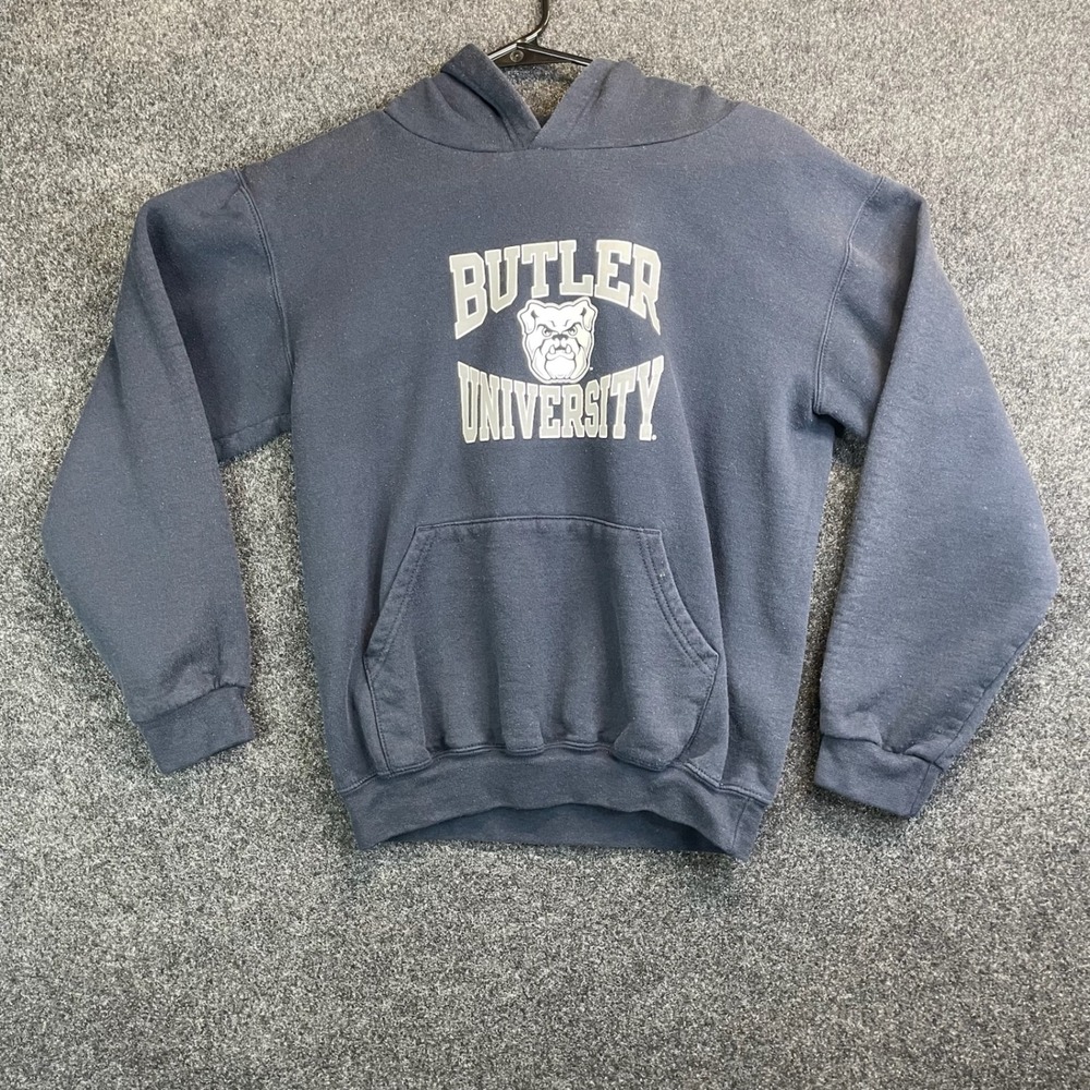 Champion Butler University Bulldogs Graphic Hoodie Youth Large 10-12 Navy Blue